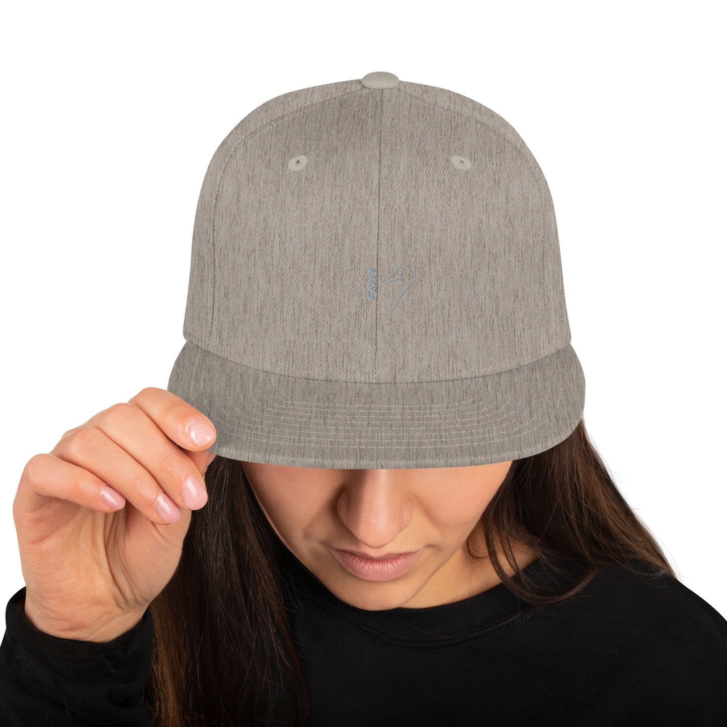 Snapback EMU Cap - Grey Logo