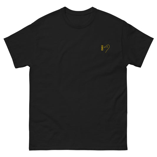 Men's classic EMU tee - Yellow Logo