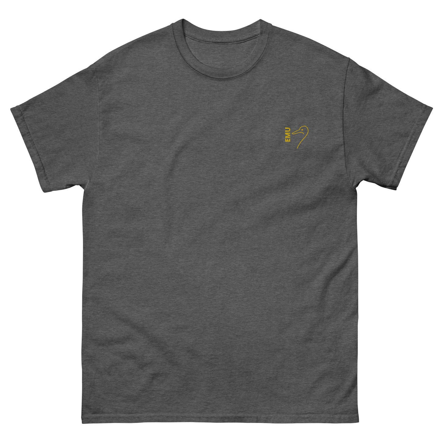 Men's classic EMU tee - Yellow Logo