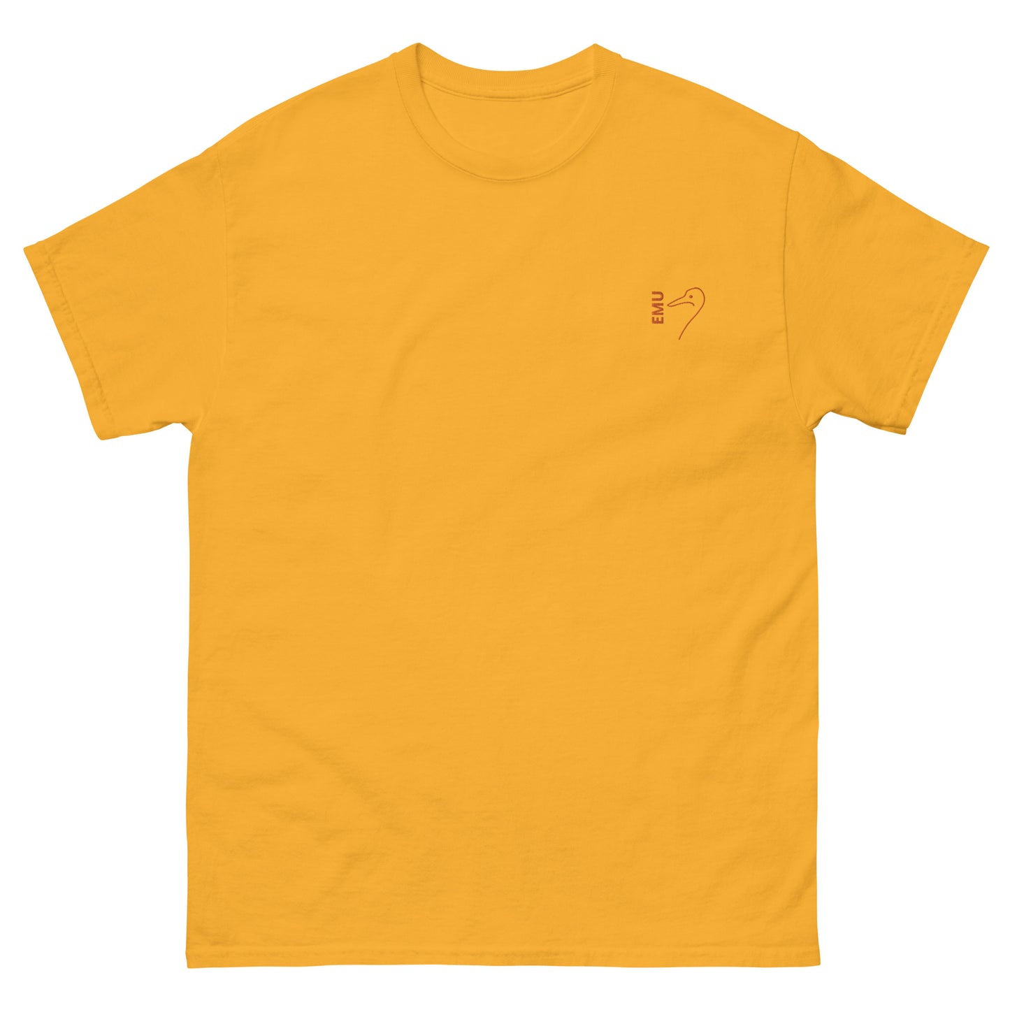 Men's classic EMU tee - Orange Logo