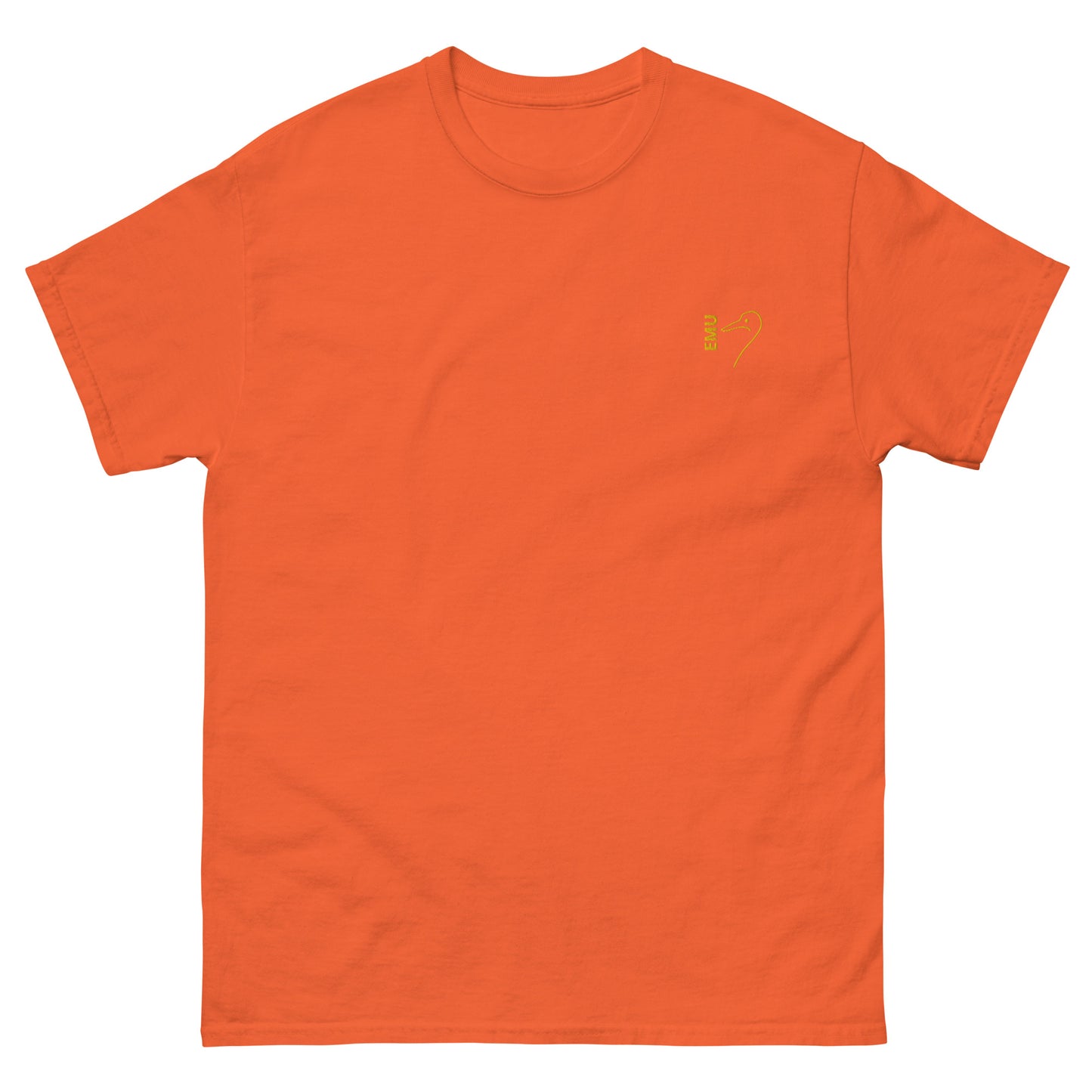 Men's classic EMU tee - Yellow Logo