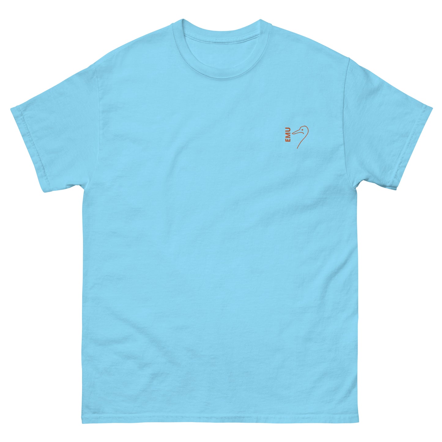 Men's classic EMU tee - Orange Logo