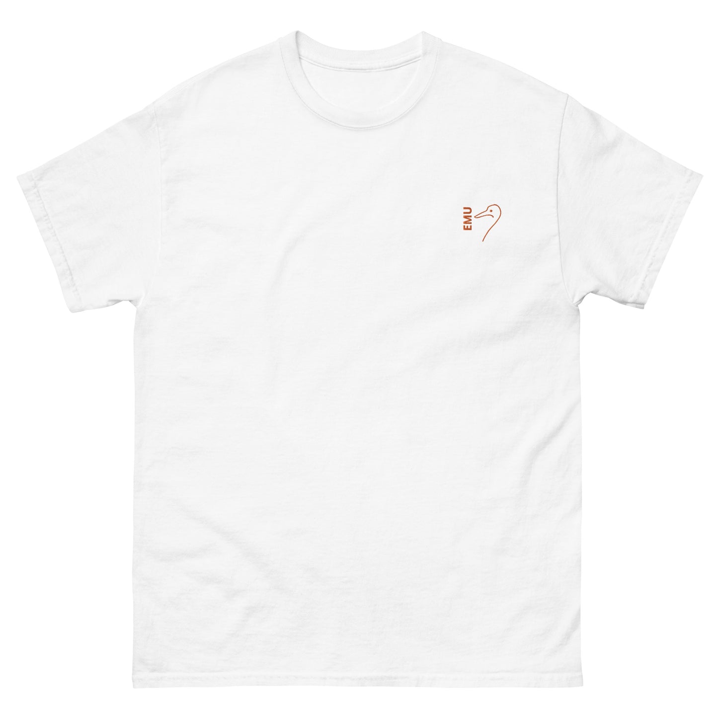 Men's classic EMU tee - Orange Logo