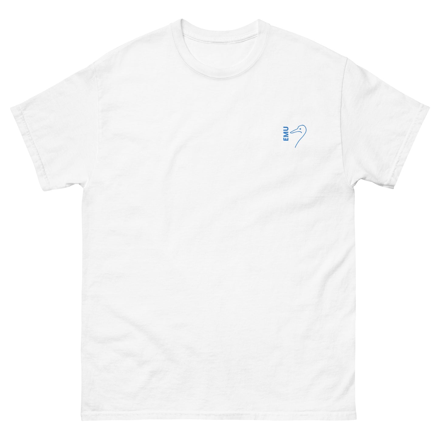 Men's classic EMU tee - Blue Logo