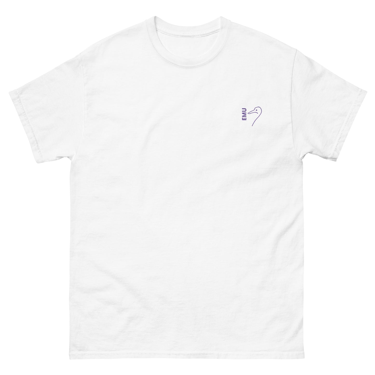 Men's classic EMU tee - Purple Logo