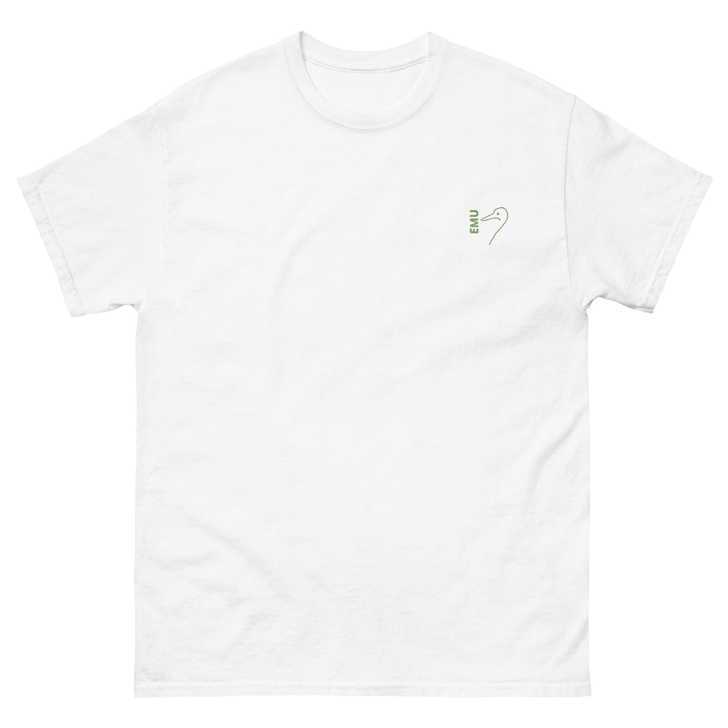 Men's classic EMU tee - Lime Logo