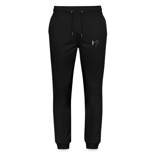 Unisex EMU Joggers - White Logo - black